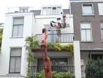 De hoogwerker kan tot 14,6 meter hoog